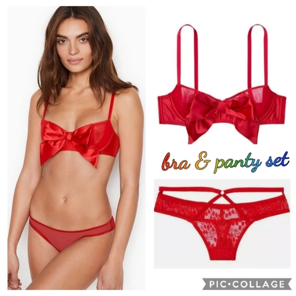 NWT VS wicked balconette bra and panty set *2 pieces - Picture 3 of 12